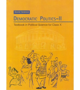 Democratic Politics II english Book for class 10 Published by NCERT of UPMSP